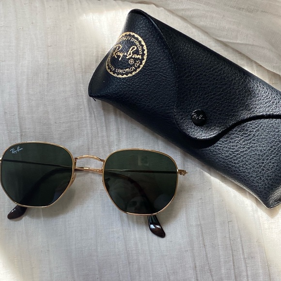 Ray Ban Octagonal Sunglasses - Picture 2 of 10